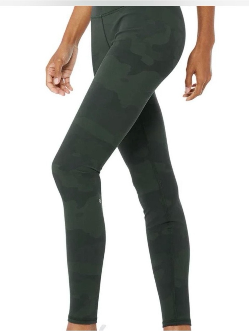 ALO Olive Green Camo High-Rise Leggings small